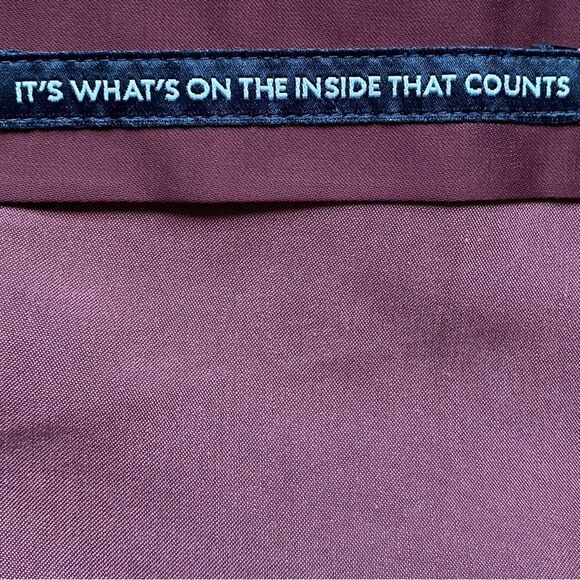 NWT New Ted Baker London Men’s LS Party Shirt Brown Satin Like Finish 2XL (6) - Picture 8 of 9